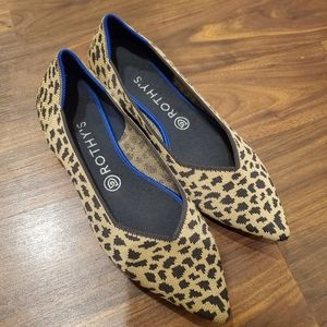 Rothy's Leopard Points 9.5